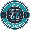 Route 66 Fenner California Road Badge Collection