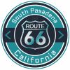 Route 66 South Pasadena California Road Badge Collection