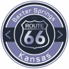Route 66 Baxter Springs Kansas Badge